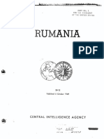 Raportul „Rumania“ al CIA adresat președintelui SUA