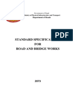 Standard Specifications For Road and Bridge Works - 2073