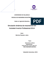 Simulación Dinámica de Mecanismos Con Autodesk Inventor 2014 PDF