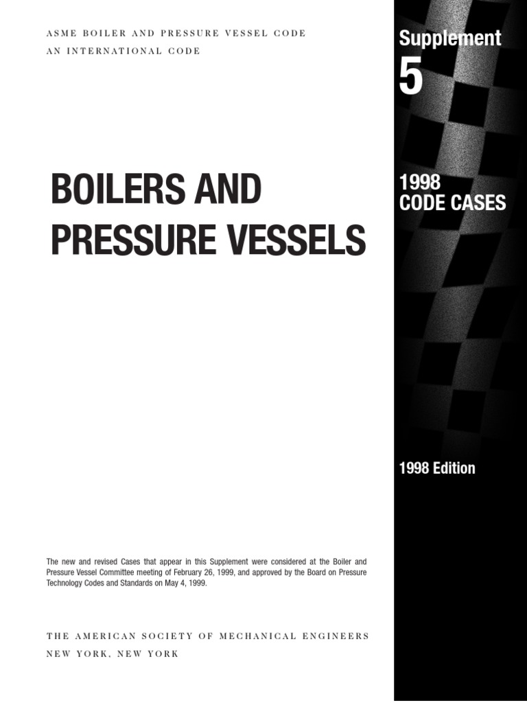 BPVC Code Cases 5 PDF | PDF | Pipe (Fluid Conveyance) | Strength Of ...