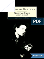 Memorias de Una Joven Formal - Simone de Beauvoir