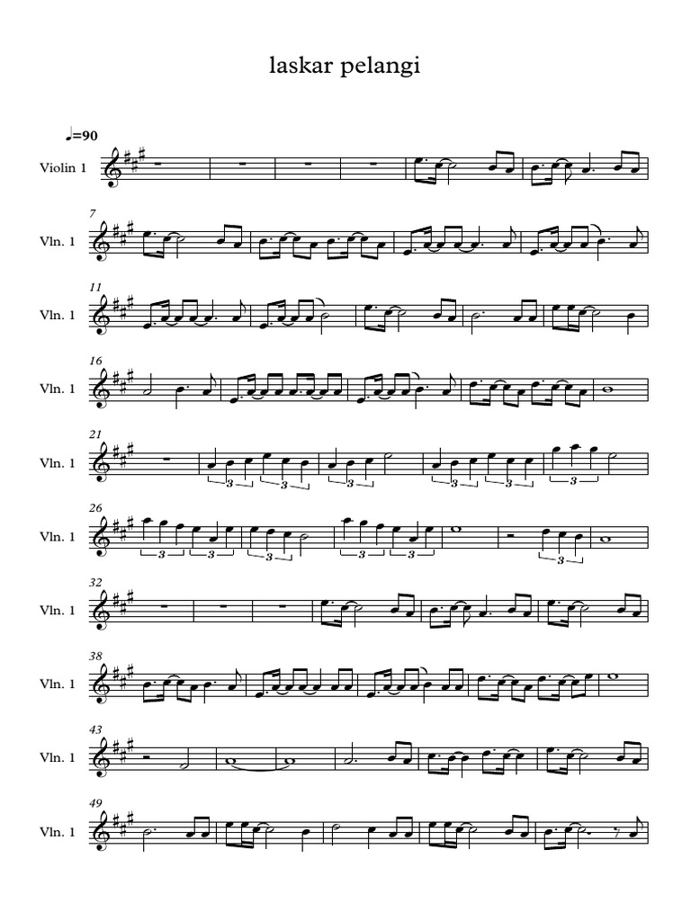 Laskar Pelangi Full Score Pdf Loisirs