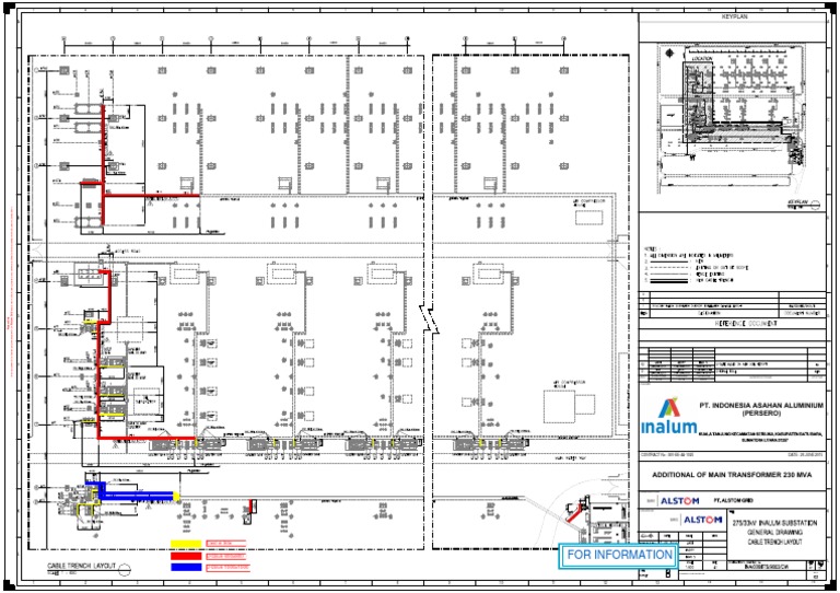 Cable Trench Layout Drawing Details | PDF | Business