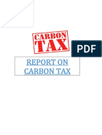 Report On Carbon Tax