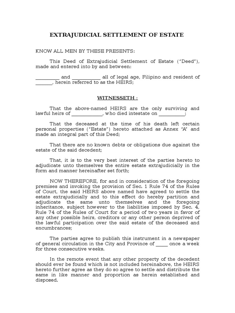 extrajudicial-settlement-of-estate-template-pdf-inheritance-deed