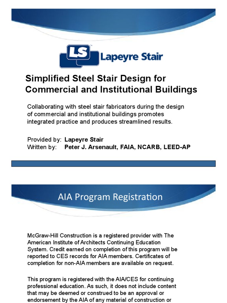 Simplified Steel Stair Design | PDF | Stairs | Specification (Technical ...