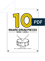 10 Snare Drum Pieces - Book 1 - Level 1