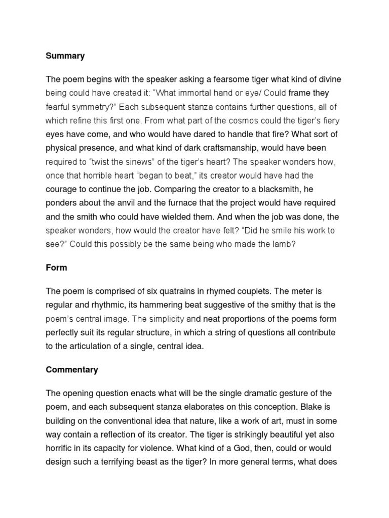 Summary Pdf Poetry Religion And Belief