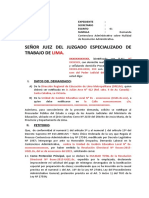 Demanda de nulidad de resolución por pago de bonificación docente