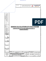 Design Calculations of Hvac System