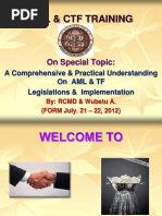 Compliance - ML, TF & PF | PDF | Money Laundering | Terrorism Financing