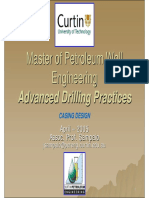 Advanced Drilling Practices - Casing Design PDF