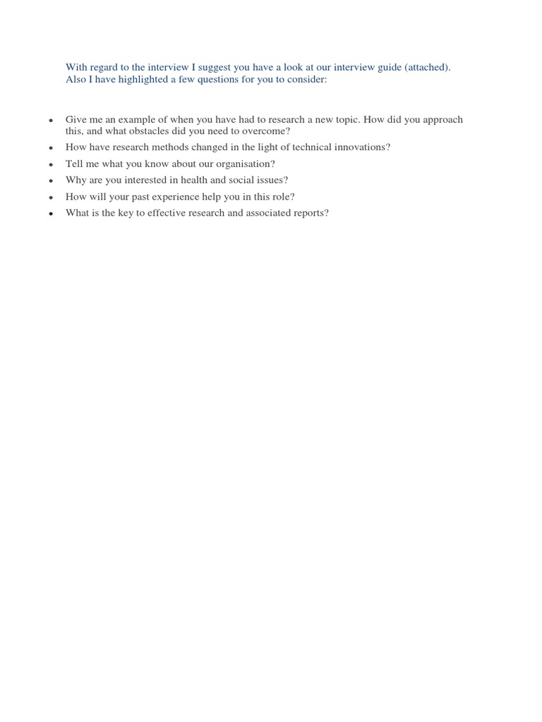 Essential Interview Questions Guide | PDF | Business