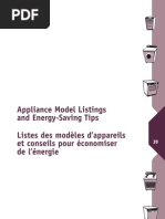 Download Appliance Model Listings and Engery Savings by Richard Weimer SN35701583 doc pdf