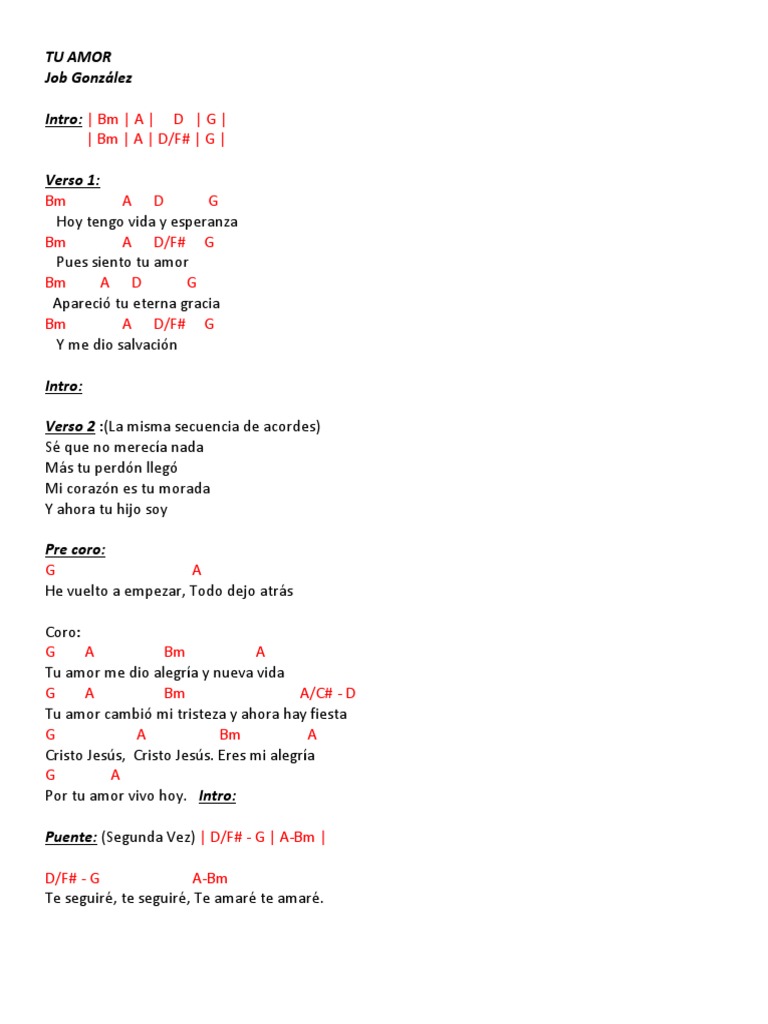 Vivo Para Adorarte A Ti Job Gonzalez Acordes Job Retro