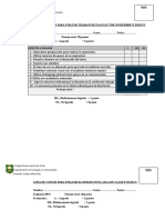 Lista de Cotejo para Evaluar Disertación Plan Lector Un Viejo Que Leía Nov. de Amo