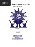 Laporan Kerajinan Bahan Limbah Laporan Kerajinan Bahan Limbah