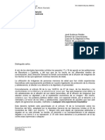 Carta de La Generalitat A La Casa Del Rey