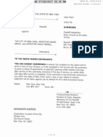 Julio Velasquez v. the City of New York, the NYPD, Detectives David Terrell & Daniel Brady