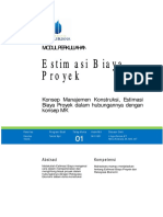 Modul 1 - Estimasi Biaya Proyek PDF