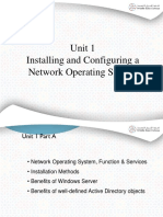 Unit - I Network Admin