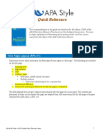 Apa Style Guide PDF