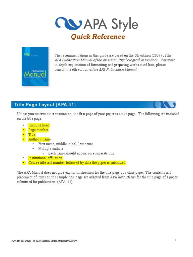 APA STYLE GUIDE.pdf | Digital Object Identifier | Thesis