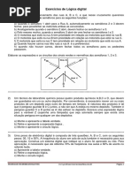 Exercicios de Logica Digital - Lista 1