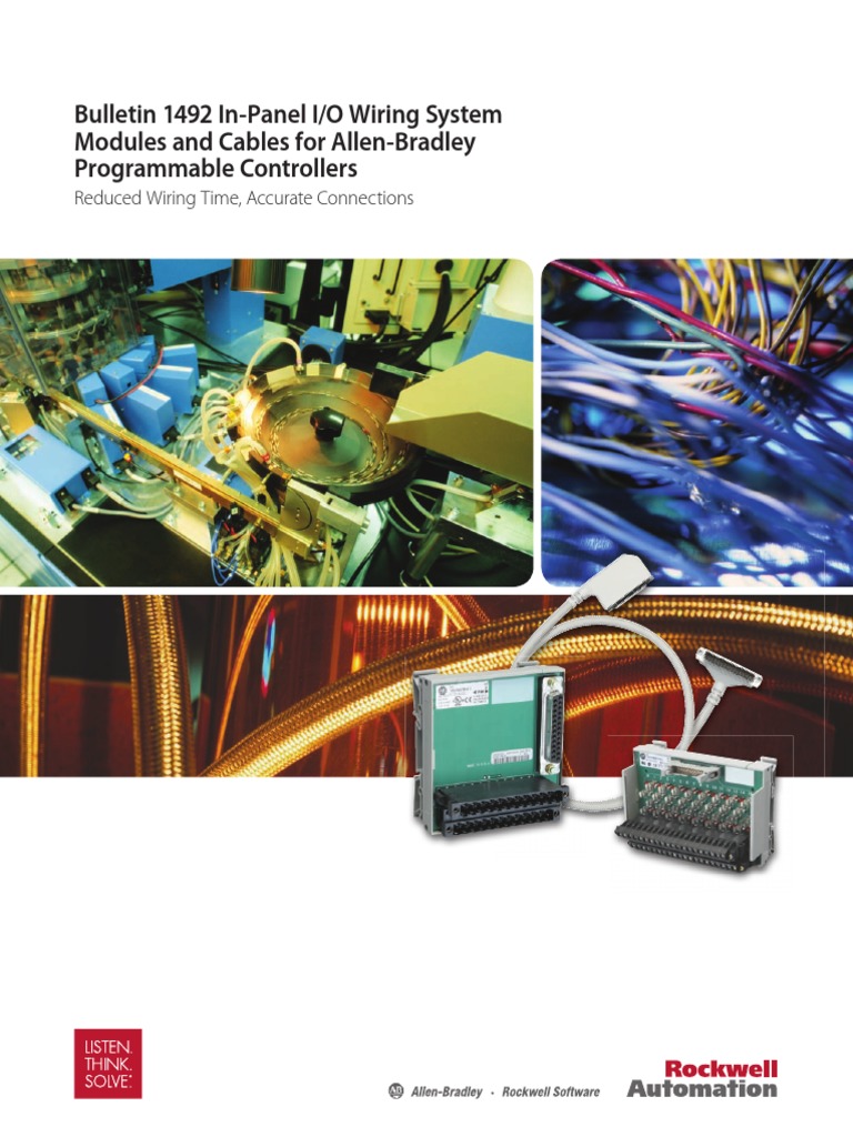Bulletin 1492 In-Panel IO Wiring System (AB) PDF | PDF | Electrical ...