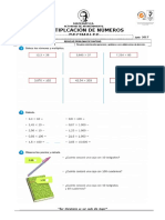 Multiplicación de Números Decimales