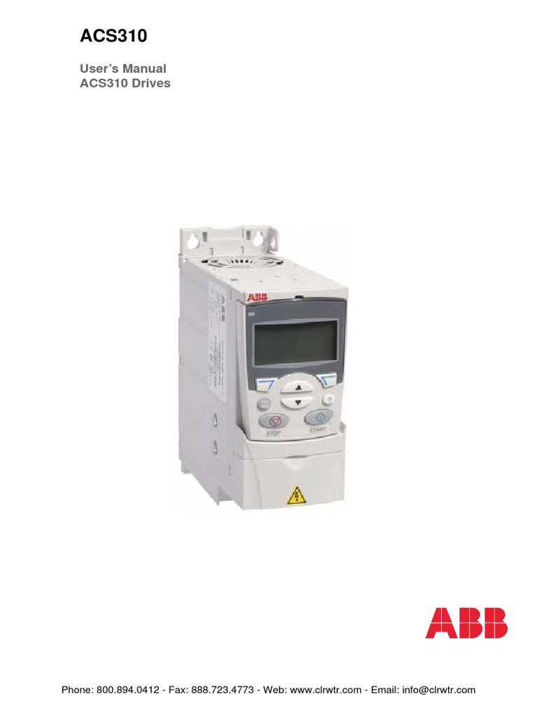 ABB ACS310 Users Guide 1 | Electricity | Manufactured Goods