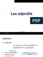 1 Les Adjectifs