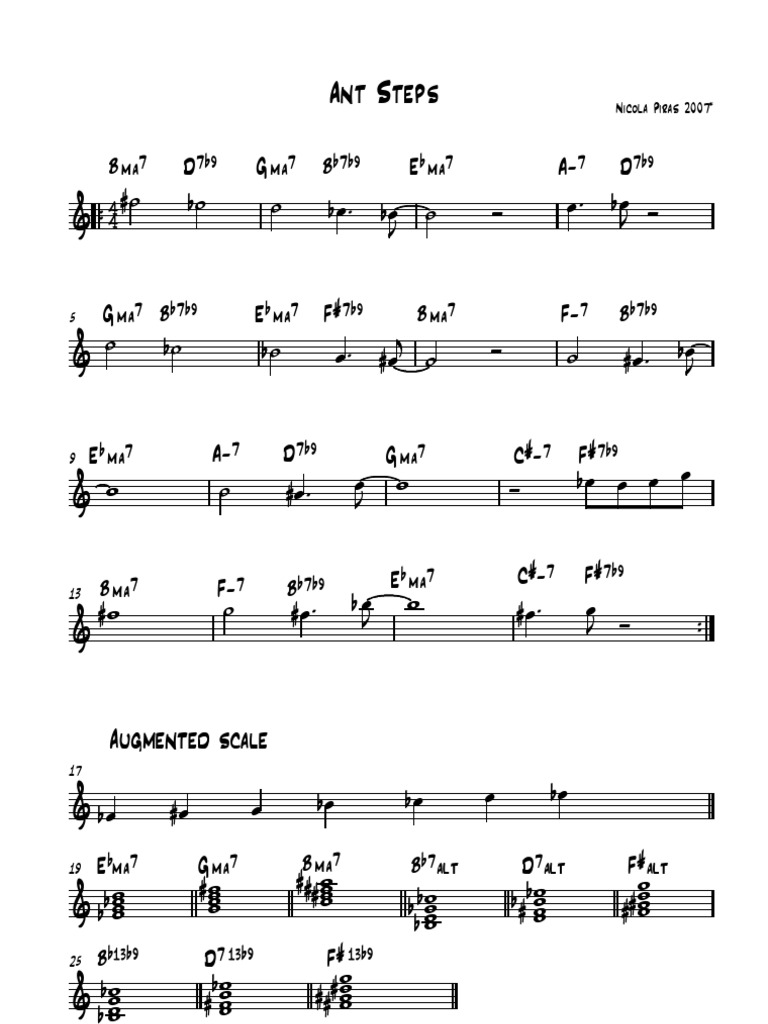 Ant Steps | PDF | Music Theory | Elements Of Music