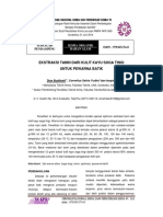 Ekstraksi Tanin Dari Kulit Kayu Soga Tingi Untuk Pewarna Batik PDF