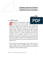 Kurikulum Diklat Pemberdayaan Puskesmas PDF