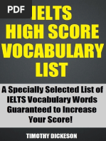 Download IELTS High Score Vocabulary Listpdf by dinhchungxd SN357032670 doc pdf