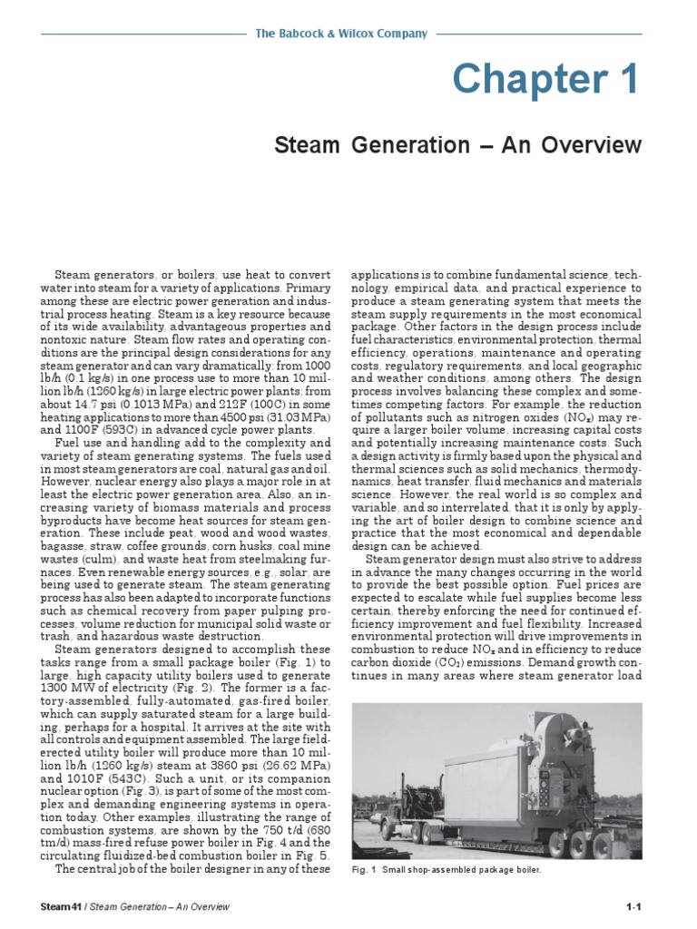 Chap 01 PDF | PDF | Boiler | Nuclear Fuel
