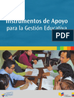 Instrumentos de Apoyo: para La Gestión Educativa