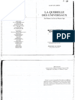 La Querelle Des Universaux PDF