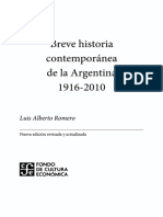 Breve Historia Contemporánea de La Argentina - Luis Alberto Romero