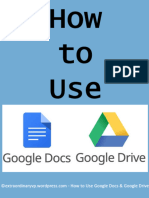 How To Use Google Docs and Google Drive