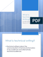 What Is Technical Writing?