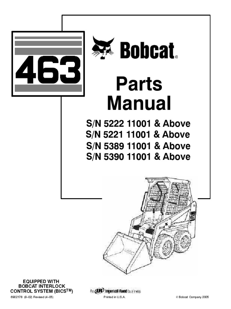 Bob Cat 463 PDF | PDF | Screw | Engines