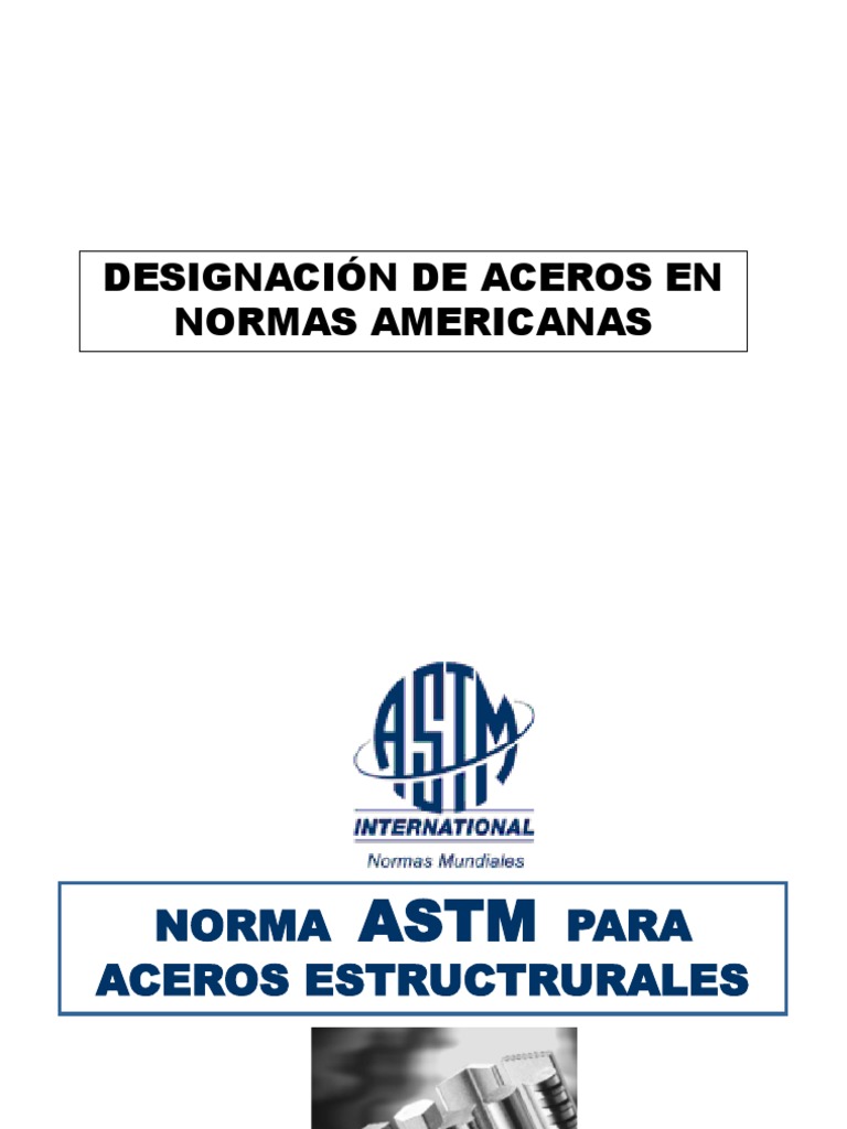 Normas ASTM para Aceros Inoxidables | PDF | Acero inoxidable | Metales ...