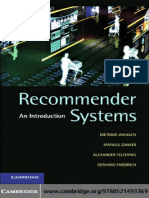 RecommenderSystemsAnIntroduction PDF