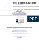 Bottge - 1999 - Effects of Contextualized Math Instruction On Problem Solving of Average and Below-Average Achieving Students