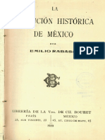 Emilio Rabasa_Evolucion historica de mexico