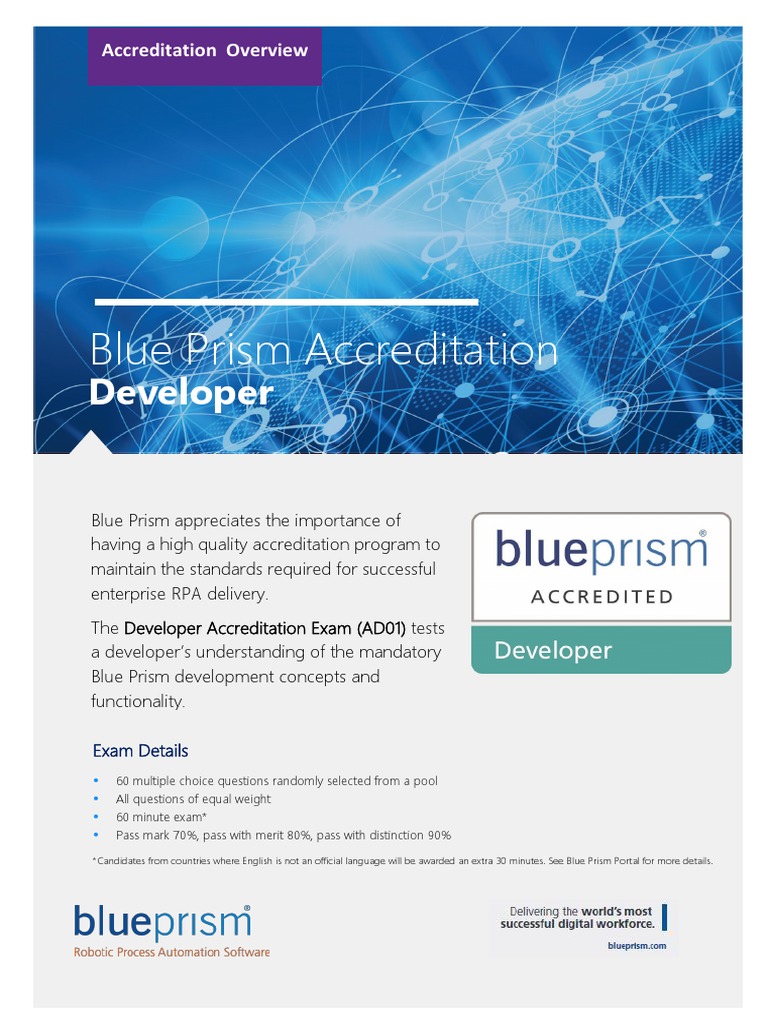 Blue Prism Developer Accreditation Guide | PDF | Technology & Engineering