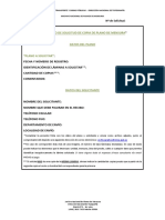 Formulario de Solicitud de Planos