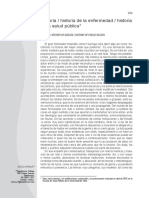 Historia de La Salud y Enfermedad PDF